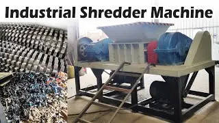 Eco-Friendly Cardboard Shredding Machine Demonstration #cardboard #shredder #recycle #paper