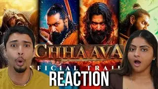 Chhaava | Official Trailer Reaction!!! | Vicky K | Rashmika M | Akshaye K | Dinesh Vijan