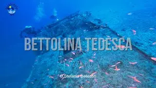 Immersione sul Relitto della Bettolina Tedesca di Lazzaro (RC) - Relitti dello Ionio 4K