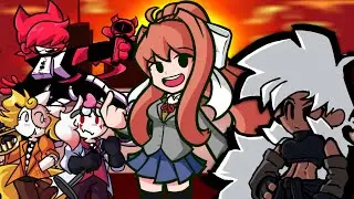 Doki Doki Takeover! Minus Annie, Arizona Exclusive, Alfie vs. Filip! (FNF MODS)