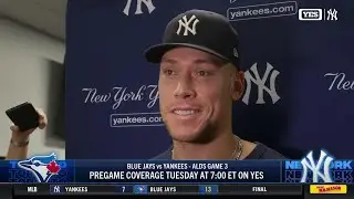 Aaron Judge goes 2-3 against the Blue Jays