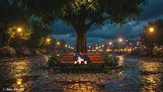 Summer Rain at Dusk 🌧️✨ | Lo-Fi Beats for Calm Nights & Soft Focus