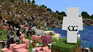 Beating Minecraft With 100x The Spawn Rate