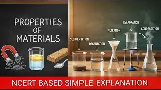 Properties of materials/Separation process of materials(sedimentation, decantation, filtration etc.)