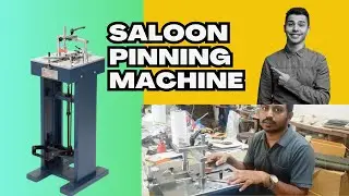 Photo frame pinning machine/How to join picture frame