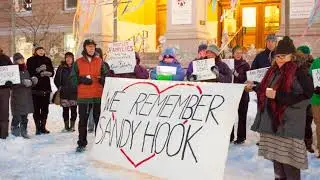Gun Sense Vermont vigil for Newtown shooting victims