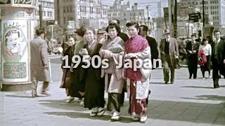 Life in 1950s Japan &mdash; Rare Real Footage
