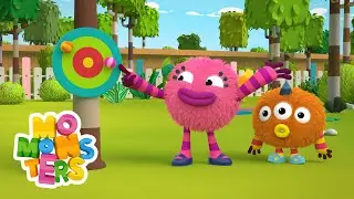 Tiro ao Alvo | +1h de desenhos educativos - Momonsters