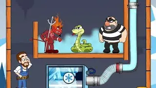 Home Pipe Rescue Gameplay All Game - Water Puzzle Game Pull The Pipe