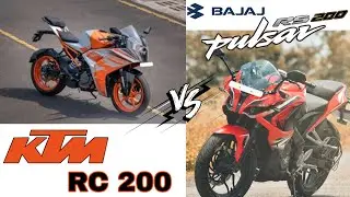 KTM RC200 VS Bajaj Pulsar RS200 | Detailed Comparison | Shivam Chaubey