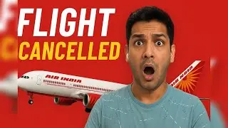 My Air India Flight Got CANCELLED?! 😱 | Unexpected Travel Disaster at the Airport