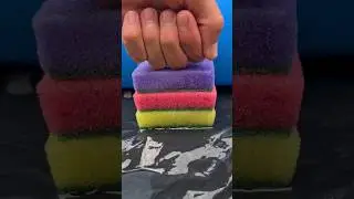 Crushing Sponge by ✋️  #crush #experiment #tiktok #shorts