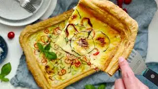 Cottage Cheese Summer Vegetable Quiche