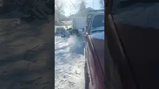 1997 F250 7.3 cold start she was not happy but she started #coldstart #f250 #diesel #cold