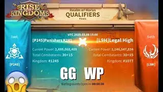 OSIRIS LEAGUE Qualifiers FINAL - P245 vs L9H - Rise of Kingdoms