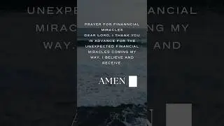 Prayer for financial miracles #financialmiracle #motivation #moneyprayer #prayer #prayerformoney