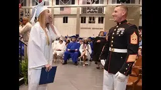 Homecoming Soldier Surprise - Father surprises his Daughter at GRADUATION