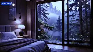 Rain Outside Your Window 🌧️ Gentle Piano Sleep Music | Peaceful Night