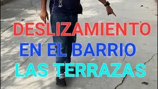 EL DESLIZAMIENTO EN EL BARRIO LAS TERRAZAS DE BARRANQUILLA SIGUE se&ntilde;ores @alcaldiabarranquilla 