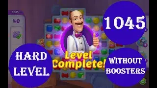 Homescapes Level 1045 - [14 moves] [2022] [HD] solution of Level 1045 Homescapes[No Boosters]