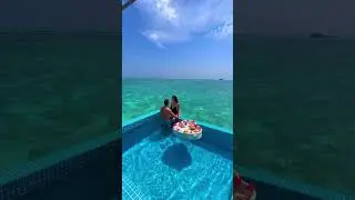 Romantic breakfast in the Maldives! #maldives #couple