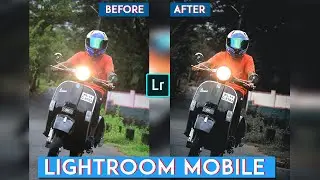 Lightroom Mobile Tutorial Moody Black Edit //Color grading Lightroom