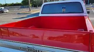 Chevy 10 Cheyenne, beautiful restoration in classis orange/white, a well done classic truck 🔥💯🏁😎