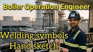 Welding symbols with free hand sketch