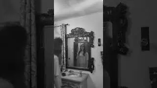 horror mirror😰 #scary #reflection #shorts