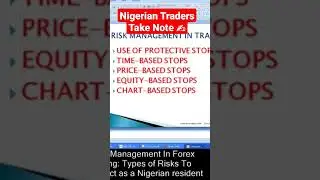Trading Risk to Expect as a Nigerian Forex Trader 😨😟😰😫