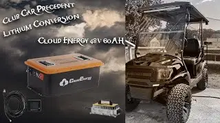 Литиевая батарея Cloud Energy 48 В 60 Ач для переоборудования в аккумулятор для гольф-кара Club C...