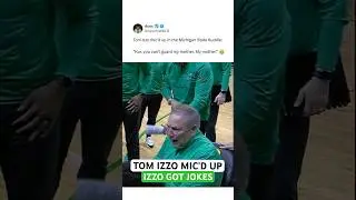 Need Izzy mic&rsquo;d up every game 😭