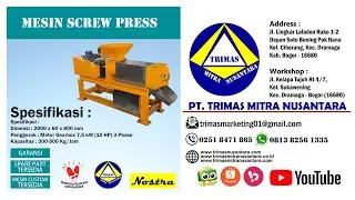 Mesin Screw Press