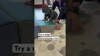 Alternating hands and knees with creeping is so important! #pediatricphysicaltherapy #pediatric #pt