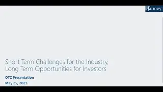 Keynote: Janney Montgomery Scott: Virtual Investor Conferences