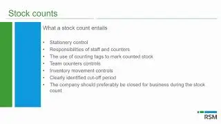 A look at stock counts