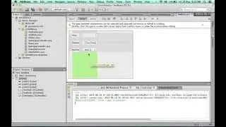 Creating a basic Database SWING App with NetBeans 4 of 6