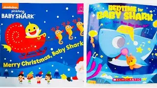 Чтение детской книги вслух 📖 | Pinkfong Baby Shark: Счастливого Рождества, малыш-акула! 🎄 + Время...