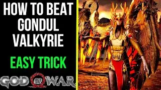 God of War - How to Beat Gondul Valkyrie | Muspelheim Valkyrie | Gondul Valkyrie Fight