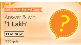 Amazon Great Indian Festival Quiz Answers |Amazon Quiz