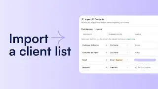 Import a client list