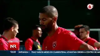 &Aacute;lvaro Sabor&iacute;o tuvo su primer entrenamiento en Alajuelense