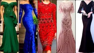New Design Sheath Cocktail Party wear & Mother of the bride dress ideas 2025