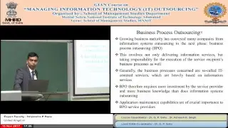 (Day 1) Managing Information Technology (IT) Outsourcing