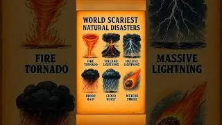 🌏WORLD SCARIEST NATURAL DISASTERS 🤯 Pt.5 #shorts