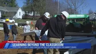 FLOYD COUNTY STUDENTS LEARN CONSTRUCTION SKILLS BY BUILDING HABITAT FOR HUMANITY HOUSES