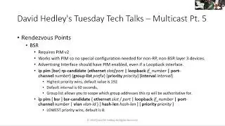 Learning Multicast Part 5-2: Rendezvous Points
