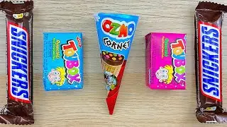 Unpacking Lollipops! Chupa Chups and Snickers | ASMR | Satisfying Video