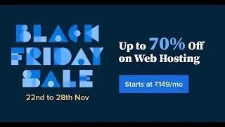 Bluehost Black Friday Sale - 70% Discount