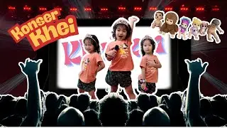 Bikin heboh! Mini show konser  kheiran Seru! Bernyanyi & Dance Bikin penonton Senang 🎶🧸